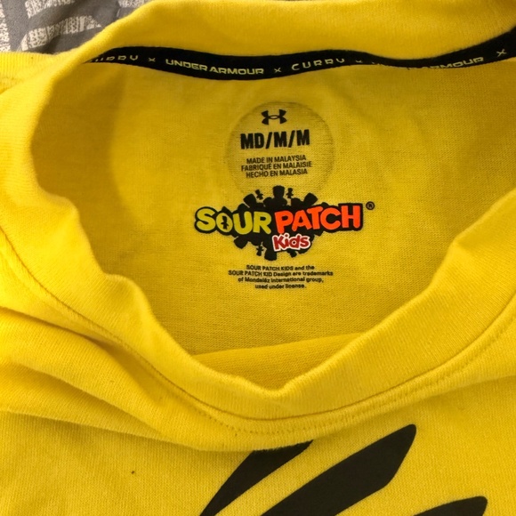 Under Armour x Curry Sour Patch Kids Yellow Green Men’s Size Medium Loose 2022 - Picture 2 of 3
